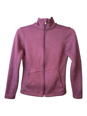 Spyder Women's Full-Zip Knit Jacket - Plum